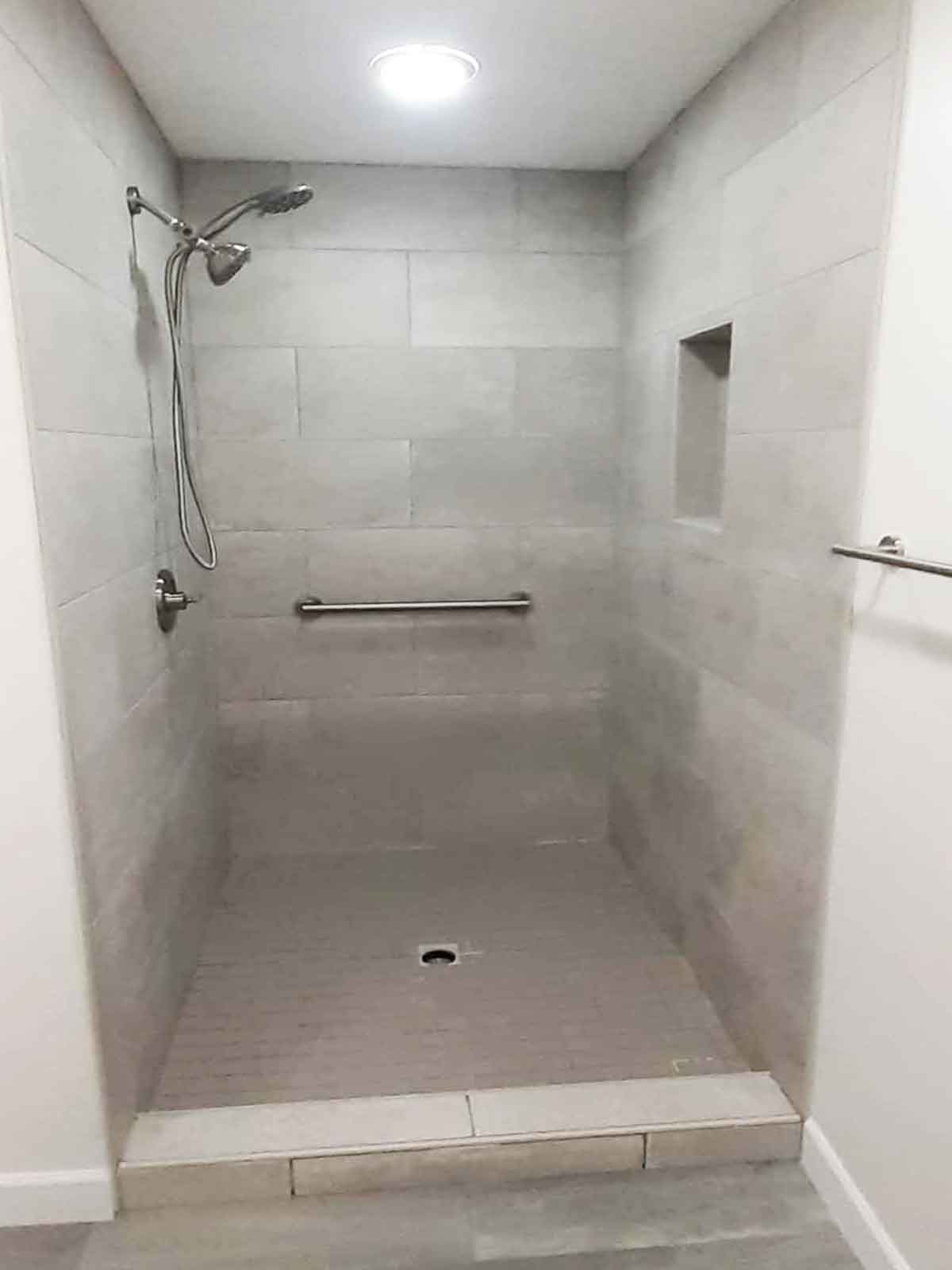 Shower after